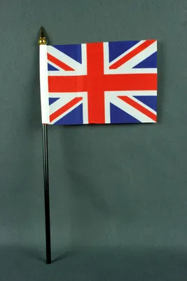 Produktbild von Flagge am Stab Großbritannien Union Jack 10x15 cm Handflagge Stockflagge Fähnchen