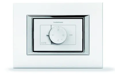 Kamerthermostat 230V weiß, manuell, Unterputzmontage, 1 Stück