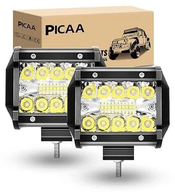 Zdjęcie produktu dla Reflektor LED roboczaki 12V 24V 60W 4 sztuki do ciężarówki