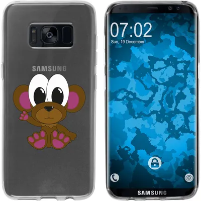 Produktbild von PhoneNatic Case kompatibel mit Samsung Galaxy S8 Plus Silikon-Hülle Cutiemals M3