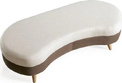 Obrázok produktu pre Biela taburetka pouf stolička osmanská stolička nábytok do obývačky
