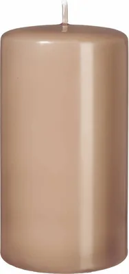 Produktbild von 4er Set Oster, Frühling, Stumpenkerzen Portobello Nougat 10 x 5 cm