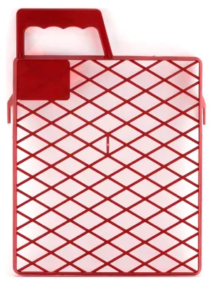 Produktbild von Abstreifgitter aus PVC 22x26cm, Rot