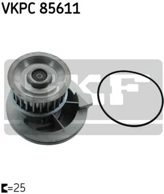 Produktbild von SKF Wasserpumpe für Chevrolet Daewoo Opel