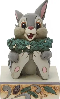 Image de Disney Thumper Bambi Traditions de Noël Figurine de collection Marron  Marron Taille unique