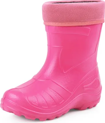 Produktbild von Ladeheid Kinder Mädchen Jungen federleichte Eva Thermo Gummistiefel Regenstiefel gefüttert KL050 (Rosa, 30 EU)