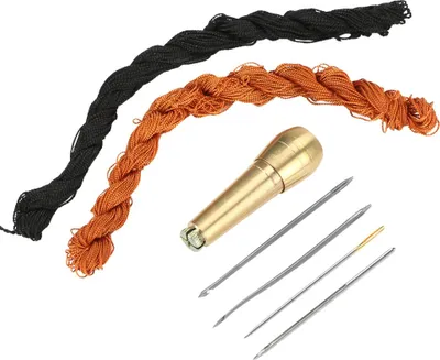 Immagine prodotto di Fili per linee di riparazione scarpe, sostituibili, facili da rimuovere, robusti, pratici, resistenti all'usura, set di aghi per cucire fili per scarpe, durevoli, 18 m, per He