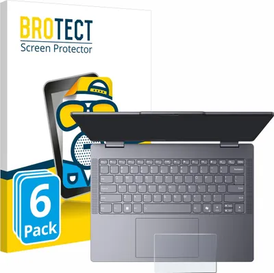 Produktbild von 6x BROTECT Schutzfolie für Lenovo IdeaPad 5 2-in-1 14" Touchpad Displayschutz Displayschutzfolie Folie Matt Entspiegelungsfolie