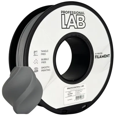 Zdjęcie produktu dla Filament Prof. Lab Pla+ 1.75Mm 1Kg Srebrny | Silver