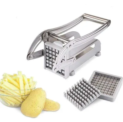 Produktbild von Professioneller Pommes Frites Schneider aus Edelstahl mit manuell šC Kš¹che Kochen