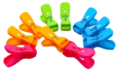 Produktbild von EDUPLAY 110351 Universalklammern Kunststoff, mehrfarbig, 10-teilig (1 Set)