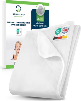 Produktbild von Chránič matraca Sensalou nepremokavý - ochrana proti vlhkosti - 80 x 180 cm - balenie 2 ks