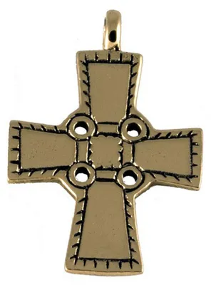 Produktbild von Wikingerkreuz klein Schmuck Anhänger Bronze - Kreuze - 25x16mm