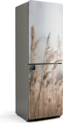 Zdjęcie produktu dla Trawy na tle mgły - Magnetyczna osłona lodówki - Magnetyczna folia dekoracyjna do kuchni - dekoracja z magnesem na lodówkę - samoprzylepna tablica magnetyczna - folia magnetyczna na drzwi lodówki - 60x180 cm