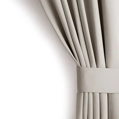 Produktbild von Gardine Ösen Vorhang Ösenvorhang Verdunkelnd 140x175 cm Hell Beige Eyelet Einfarbig