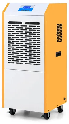 Produktbild von KOMFOTTEU Luftentfeuchter Industrie 90 Liter, Bautrockner mit Pumpe, Ablaufschlauch und Rädern, Automatische Abtauung, 24 Stunden Timer, für bis zu 120m² Keller Garage Bauwagen