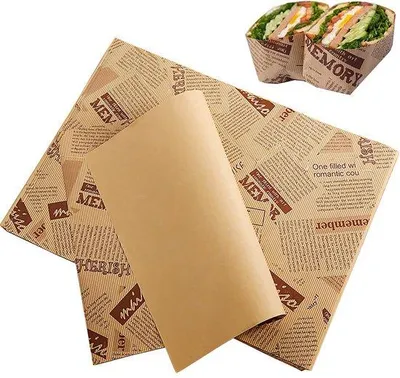 Produktbild von Bakpapier, 100 vellen, 26 * 36cm, vetvrij, kaaspapier, antiaanbakpapier