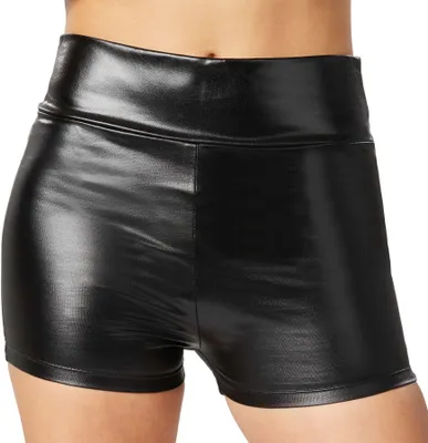 Produktbild von Metallic-hotpants - schwarz, XXL