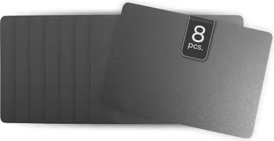 Produktbild von Tisch-Sets - 46 x 33 cm - Basaltgrau - Kunstleder - 8er Set