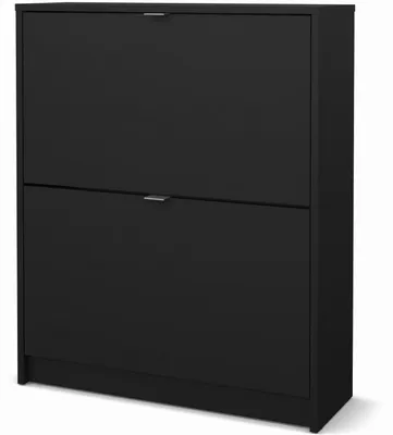 Image de VDD - Armoire à chaussures - Rangement à chaussures - Meuble de rangement - Noir