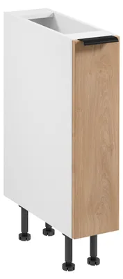 Obrázek produktu pro Výsuvná skříňka SALERNO - šířka 20 cm, bílá / dub