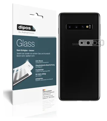 Obrázek produktu pro 2x ochranná fólie pro objektiv fotoaparátu Samsung Galaxy S10 Plus - anti-shock 9H fólie dipos Glass plastové sklo