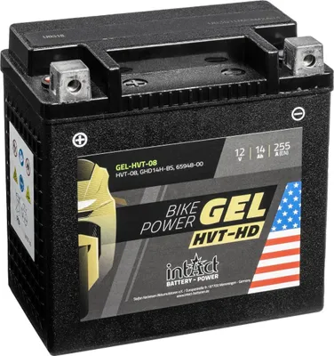 Produktbild von intAct Bike-Power Motorradbatterie HVT YTX14-BS 12V 14Ah HVT-08 GEL