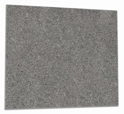 Produktbild von Wallario Herdabdeckplatte aus Glas, Größe 60 x 52 cm 1-teilig, Motiv Muster grauer Marmor Optik -Granit - marmoriert