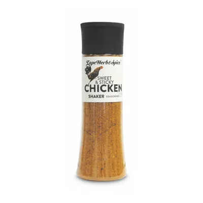 Zdjęcie produktu dla Cape Herb and Spice Sweet & Sticky Chicken Shaker sól przyprawowa 275 g