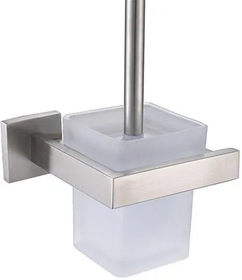 Produktbild von Toilettenbürstenhalter Edelstahl modern inkl. Bürste