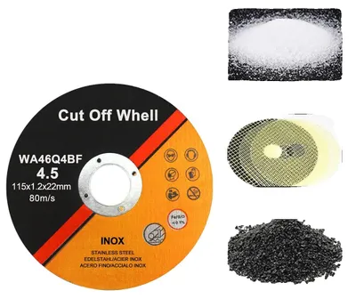 Image de Disque de coupe, diamètre 115 mm, épaisseur 1,2 mm, compatible avec les meuleuses d'angle, 13300 tr/min, lot de 50