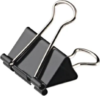 Produktbild von Wonday Foldback-Klammer (B)51 mm Klemmweite 20 mm schwarz 12 Stück