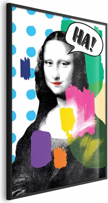 Produktbild von Posterpapier Poster - Mona Lisa Pop-Art 21x30 cm Streetart h-A-0140-ao-a