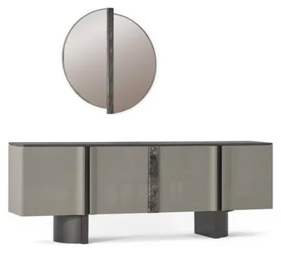 Produktbild von Esszimmer set Esstisch 6x Stühle Kommode Spiegel Modern