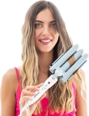 Obrázek produktu pro Trojitá keramická kulma na vlasy InnovaGoods