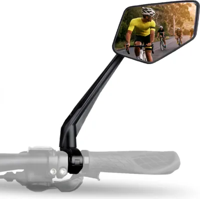Produktbild von BALOU Fahrradspiegel mit extra großer Spiegelfläche und Reflektorstreifen