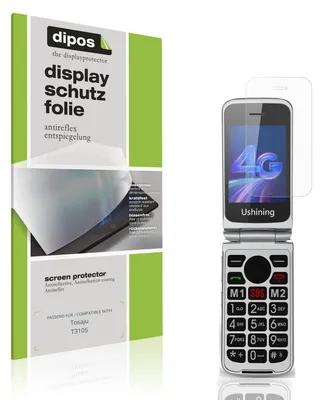 Produktbild von 4x Schutzfolie für Tosaju T3105 matt Displayschutzfolie Folie Display Schutz dipos