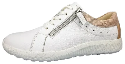 Immagine prodotto di Scarpe da trekking da donna Waldläufer modello K-Ira, scarpe stringate, sneakers sportive, colore bianco, adatte al tempo libero