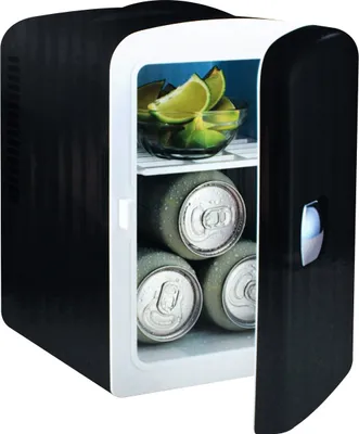 Produktbild von Deski Deski Mini-Kühlschrank schwarz 4 Liter - 12V/220V - tragbar