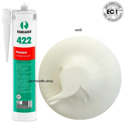 Produktbild von RAMSAUER 422 Fugendichtstoff 310 ml Kartusche Weiß