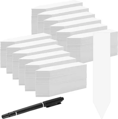 Produktbild von Pflanzenetiketten Kunststoff, 10 x 2 cm, 1000 Stück, für die Gartenbeschriftung