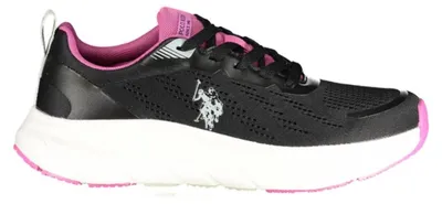 Produktbild von Damen-Sportschuhe in Schwarz mit Fuchsia-Details & Komfortsohle