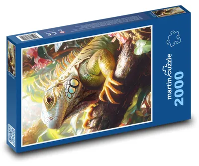 Obrázok produktu pre Puzzle 2000 Leguán v tropickom lese - martinpuzzle