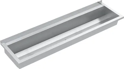 Immagine prodotto di KWC AR Vaschetta di lavaggio, PLANOX, acciaio inox, montaggio a pavimento, 1400x210x442 mm, con banco a braccio