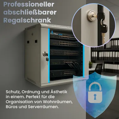 Armadio Server Rack 19" 600x1000 42 Unità Nero Serie Evolution - Armadi - Foto 7