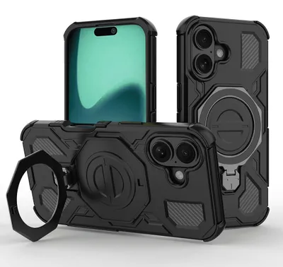 Obrázek produktu pro Techsuit – Carbon Shield PRO ochranné pouzdro na iPhone 17 – černé