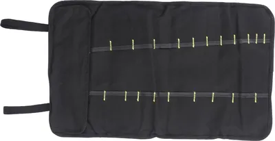 Produktbild von Werkzeugrolle mit Taschen, tragbar, wasserdicht, aus Canvas, multifunktional, aufrollbar, Organizer