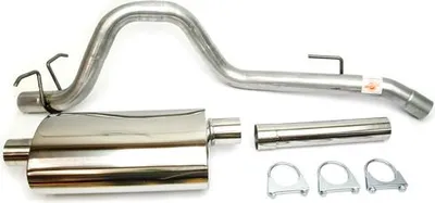 Zdjęcie produktu dla Sportowy układ wydechowy 4.0-L. Tłumik ze stali nierdzewnej z rurą wydechową Jeep Wrangler YJ 87-95