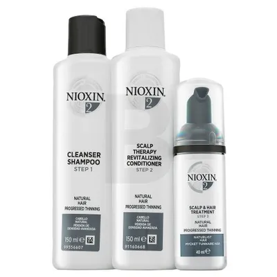 Produktbild von Nioxin System 2 Trial Kit Set gegen Haarausfall 150 ml + 150 ml + 40 ml