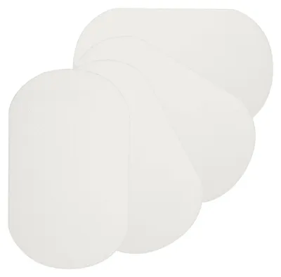 Productafbeelding van Set van 4 beige strijkapplicaties 11x18 cm voor kledingreparatie